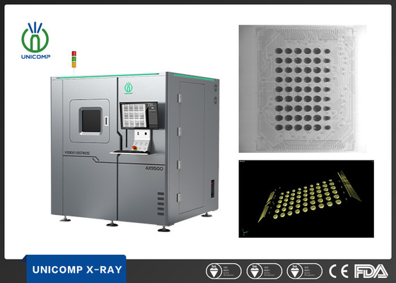 ระบบตรวจสอบ CT ออฟไลน์ 3D X Ray Unicomp AX9500 สำหรับการตรวจสอบเลเยอร์ PCB
