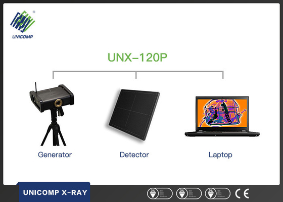 UNX-120P ระบบถ่ายภาพรังสีแบบพกพา Unicomp X Ray ตรวจจับอาวุธระเบิด