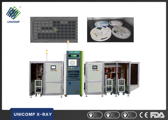 0.1m / s อัตโนมัติ SMD X Ray Chip Counter 440mm ขนาดอุโมงค์สำหรับการตรวจสอบรีลขนาดใหญ่