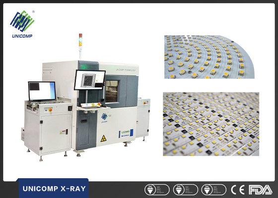อุปกรณ์ตรวจสอบ ADR X Ray แบบออนไลน์ความเร็วสูง LED Strip FPD Detector 130kv