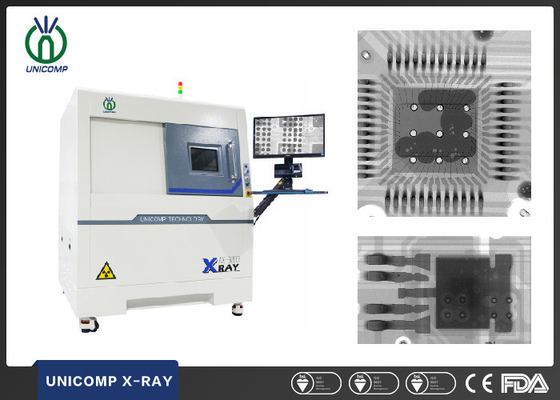 Unicomp AX8200max เครื่องตรวจจับ FPD X Ray สำหรับ EMS SMT PCBA QFP
