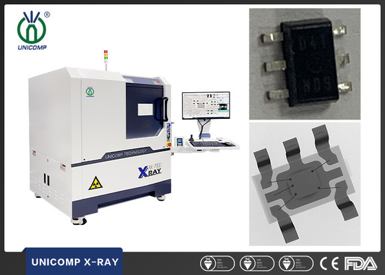 Unicomp 5um 90KV X Ray พร้อมมุมมองเฉียง FPD สำหรับการตรวจสอบการกวาดลวดเชื่อม Semicon IC