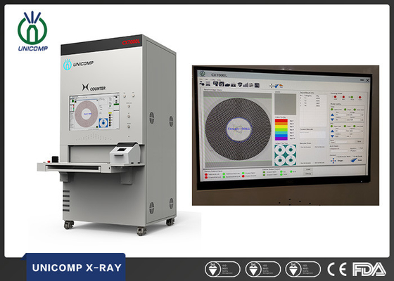 Unicomp ตัวนับชิป X Ray อัจฉริยะอัตโนมัติเต็มรูปแบบ CX7000L Cloud Remote สำหรับส่วนประกอบ