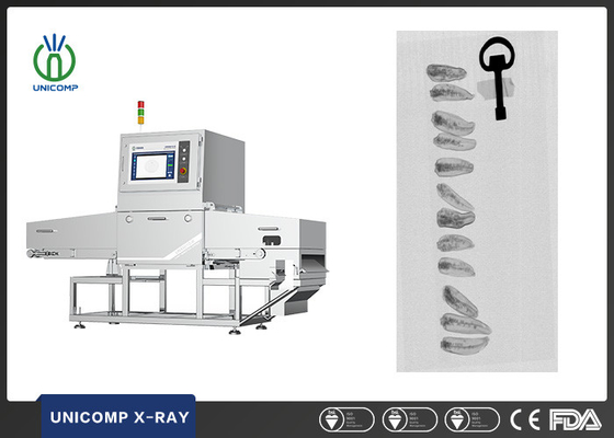 เครื่อง Unicomp X Ray แบบเต็มหน้าจออัตโนมัติสำหรับการปนเปื้อนวัสดุจากต่างประเทศจำนวนมาก