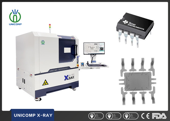 AX7900 Unicomp X Ray Machine 5 ไมครอน Focus Spot Closed Tube สำหรับการตรวจสอบ SMT BGA QFN IC