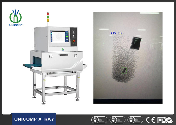 80kv Unicomp X Ray Machine เครื่องตรวจจับสิ่งแปลกปลอมสำหรับแว่นตาหินโลหะ
