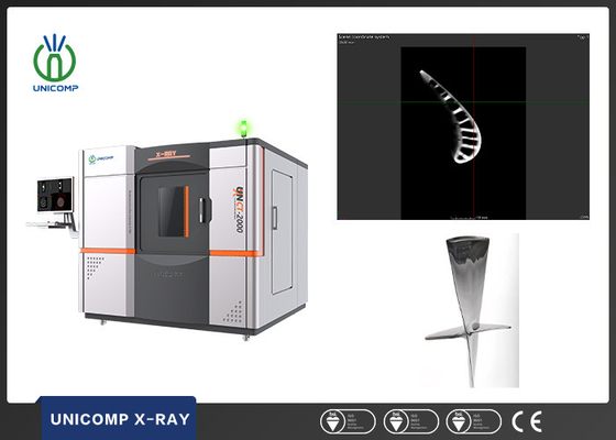 Unicomp UNCT2000 Industrial CT Machine สำหรับยานยนต์ไฟฟ้า การตรวจสอบรอยแตกของตัวเรือนเซลล์แบตเตอรี่