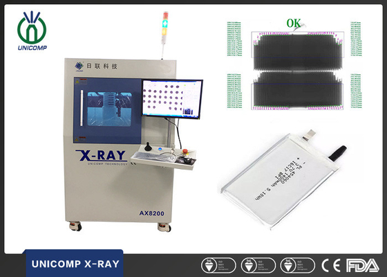FDA 0.8KW X Ray เครื่องตรวจสอบ FPD สำหรับแบตเตอรี่ลิเธียม