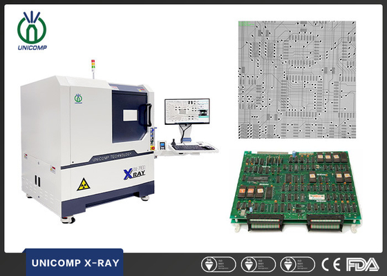 PCBA 5um Tube Unicomp X Ray AX7900 0.8KW สำหรับการประกอบ PCB
