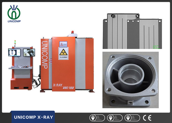 การถ่ายภาพรังสี NDT UNC160 อุปกรณ์ X Ray การเขียนโปรแกรม CNC AC380V สำหรับยานยนต์