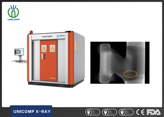 UNC160 เครื่องตรวจสอบ X-Ray NDT สําหรับส่วนท่อ 480w บริการไฟฟ้าหลอดไฟฟ้า