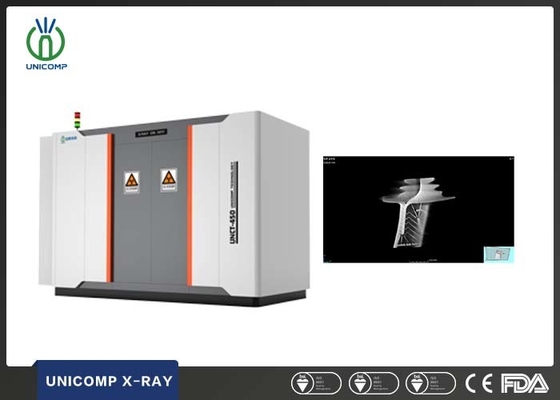 เครื่องถ่าย X-ray ความละเอียดสูง Unicomp UNCT3200 สําหรับการทดสอบใบเครื่องไม่ทําลายล้าง