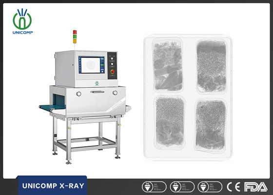 ระบบตรวจจับรังสีเอ็กซ์อาหารความละเอียดสูง Unicomp UNX4015N สําหรับการจัดเลี้ยงสายการบิน