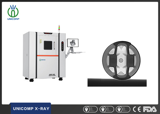 Unicomp UNS160 การตรวจสอบความบกพร่องด้วยรังสี X สําหรับพิสตองจักรยานยนต์ที่มีพลังงานสูง 480W โดซ่ารังสี 1μSv/h