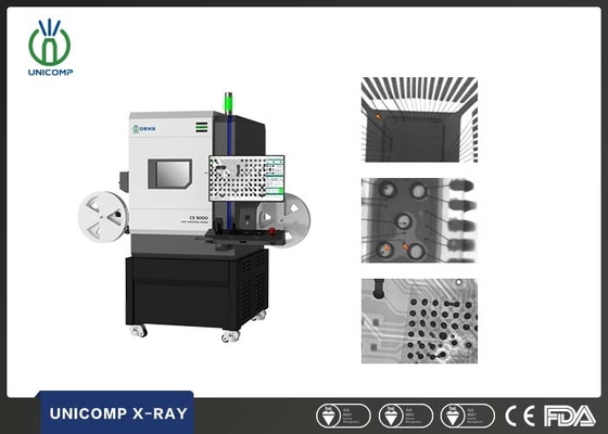 เครื่องตรวจสอบเอ็กซ์เรย์ 1000 × 1124 EMS 100kV Unicomp ออฟไลน์ CX3000