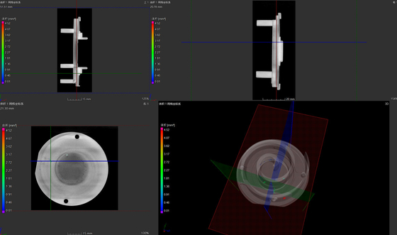 Unicomp UNCT2600 ระบบ CT 3 มิติความละเอียดสูง 225KV สําหรับ NDT ความละเอียด Tomography คอมพิวเตอร์สําหรับการตรวจสอบ porosity Castings
