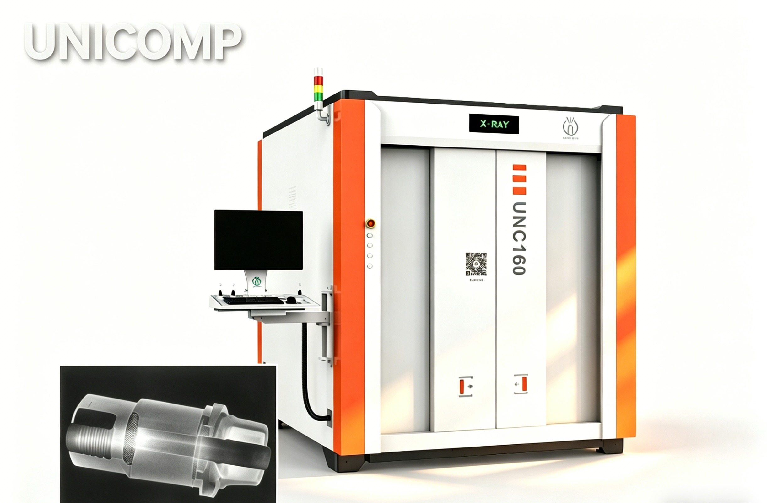 เครื่องเอ็กซ์เรย์ NDT ความละเอียดสูง 160kV Unicomp UNC160 สำหรับฉนวน ...