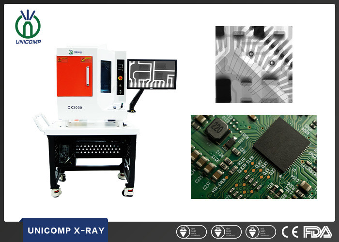 Unicomp ออฟไลน์ Electronics X Ray Machine 220VAC CX3000 EMS BGA สำหรับPCBA