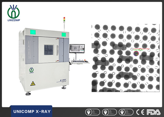 Unicomp AX9100 X Ray อุปกรณ์ตรวจสอบ 130KV Closed Tube ภาพ FPD สำหรับ BGA PCBA