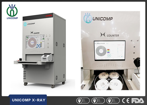 99.9% ความแม่นยำสูง X Ray Chip Counter สำหรับ Quad Reel / JEDEC Tray / Tube Package