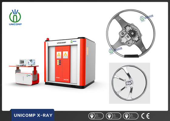 Unicomp Cabinet NDT X Ray Machine 160KV สำหรับการหล่อพวงมาลัยการตรวจจับข้อบกพร่อง