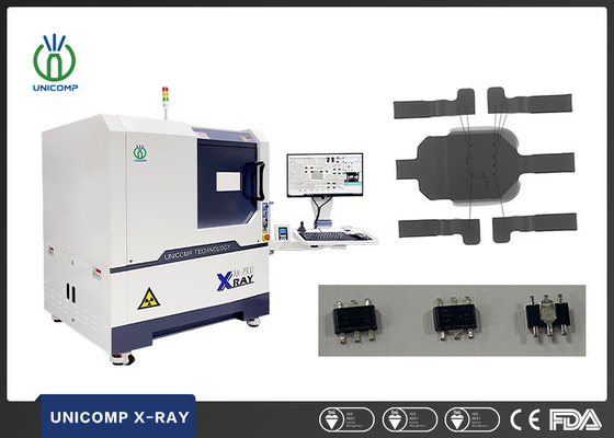 เครื่องเอ็กซ์เรย์ไมโครโฟกัส 2 มิติสำหรับการตรวจสอบเฟรมตะกั่ว IC Semicon ด้วย CE FDA