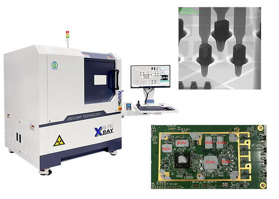 เครื่องเอ็กซ์เรย์ PCB แบบตั้งโต๊ะความละเอียดสูง 90kV Unicomp AX7900 สำหรับชิ้นส่วนอิเล็กทรอนิกส์