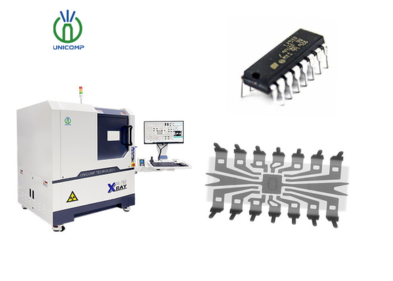 Unicomp AX7900 เครื่อง X-ray PCBA พร้อมเครื่องตรวจจับแผ่นราบสูงสําหรับการตรวจสอบองค์ประกอบ IC