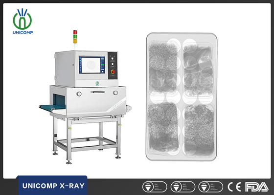 เครื่อง X-ray Unicomp UNX4015N ปรับปรุงการควบคุมคุณภาพสําหรับอาหารพร้อมรับประทาน