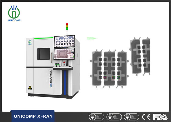เครื่องวัดความโค้งของ IC เครื่อง X-ray Unicomp AX9100MAX ขนาดพิกเซล 84μm และมุมคลุม 60°