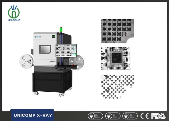 PCBA ไมโครโฟกัสเครื่องเดสก์ท็อป X เรย์เครื่องขยายตัว FPD, 48mm X 54mm X-Ray Coverage
