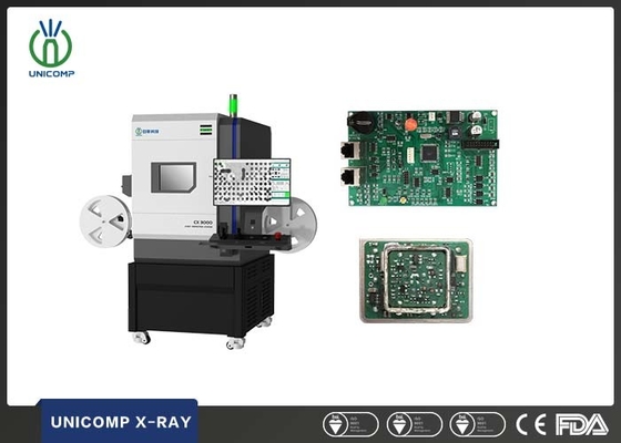 เครื่องเดสก์ท็อปออฟไลน์แบบเรียลไทม์ X Ray ความแม่นยำสูงสำหรับชิ้นส่วนอิเล็กทรอนิกส์