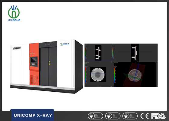 Unicomp UNCT2600 ระบบ CT 3 มิติความละเอียดสูง 225KV สําหรับ NDT ความละเอียด Tomography คอมพิวเตอร์สําหรับการตรวจสอบ porosity Castings