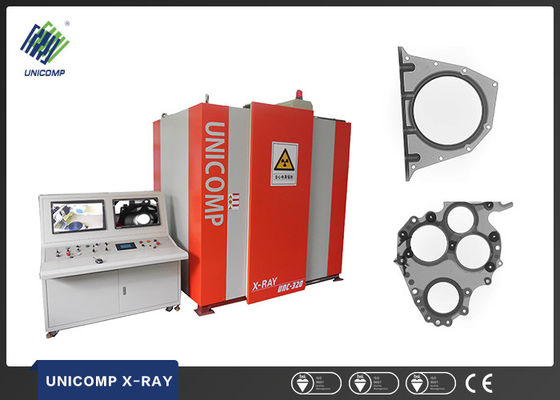 อุปกรณ์ปิดล้อมโล่เอ็กซ์เรย์ทิศทางแนวตั้งอุปกรณ์ตรวจสอบ NDT 320Kv 2.8LP / mm ความละเอียด