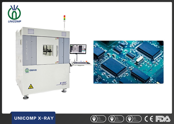 Unicomp Microfocus X Ray ระบบตรวจสอบ 130kV 3um สำหรับภาพ FPD