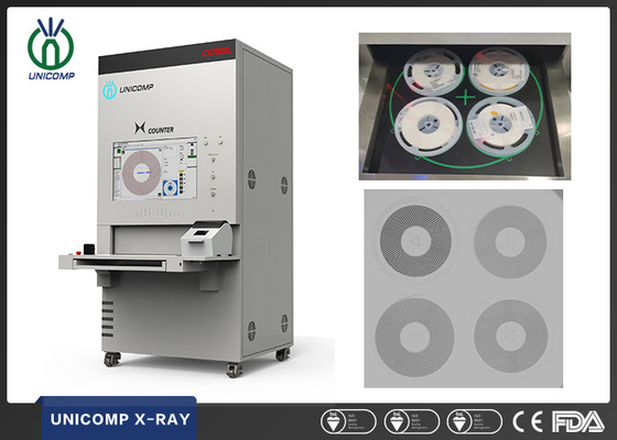 การนับสินค้าคงคลัง การนับชิป X Ray Chip Counter Flip Chip สำหรับส่วนประกอบอิเล็กทรอนิกส์