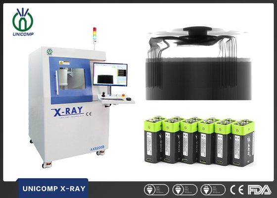 เครื่องเอ็กซ์เรย์ไมโครโฟกัส 5um แบบออฟไลน์ AX8200B สำหรับแบตเตอรี่ลิเธียมเซลล์ตรวจสอบแนวขดที่คดเคี้ยว