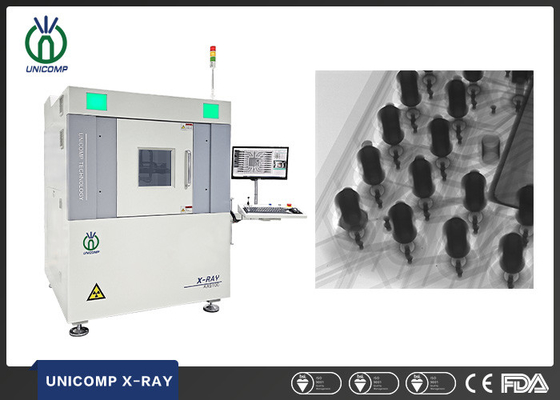 เอ็กซ์เรย์ไมโครโฟกัส 130kV ของ Unicomp AX9100 สำหรับการตรวจสอบการบัดกรี SMT PCBA BGA