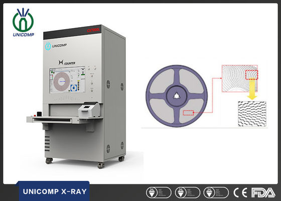 ตัวนับชิป SMD X Ray แบบอัตโนมัติเต็มรูปแบบสำหรับรอกทุกประเภท ถาด JEDEC และชิ้นส่วนท่อที่มีการเชื่อมต่อ ERP MES