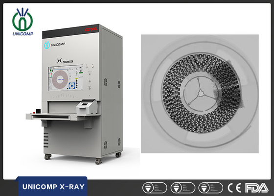 Unicomp SMD Chip Counter X Ray quad reel และถาด JEDEC พร้อมอัลกอริธึม AI แบบไดนามิกและรองรับคลาวด์
